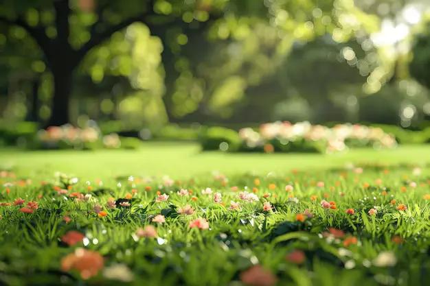 Green gardening plant nature background landscaping 641503