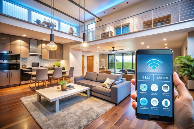Smart home design trends airendered technology integration 1029469
